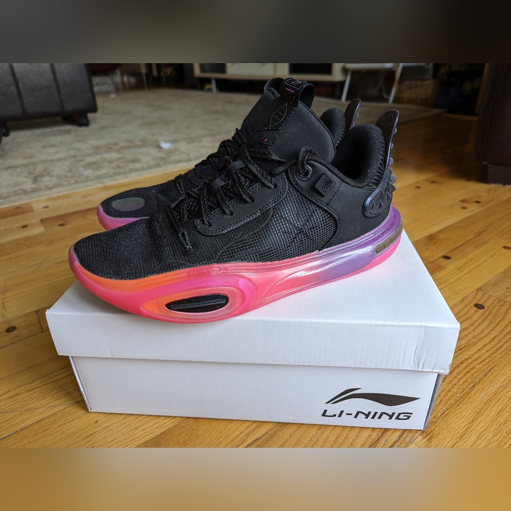 Li-Ning 'Way Of Wade' All City 11 Basketball Shoes Mens Size 7.5 Sunrise